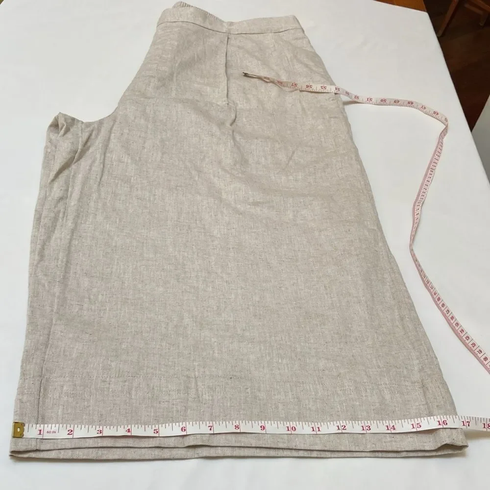 Banana Republic Beige Linen Blend Trousers XXL